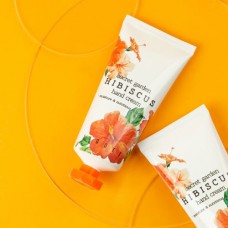 Крем для рук с гибискусом Jigott Secret Garden Hibiscus Hand Cream 